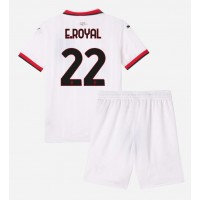 Camisa de Futebol AC Milan Emerson Royal #22 Equipamento Secundário Infantil 2024-25 Manga Curta (+ Calças curtas)